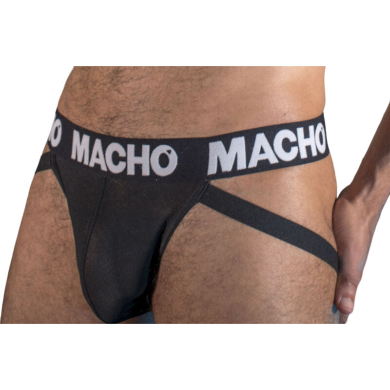 MACHO - MX25NN Jockstrap, Schwarz, S