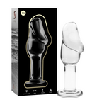 Nebula - Modell 6 Analplug Borosilikatglas Klar 12.5 cm -o- 4 cm