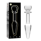 Nebula - Model 7 Analplug Borosilikatglas Klar 13.5 cm -o- 3 cm