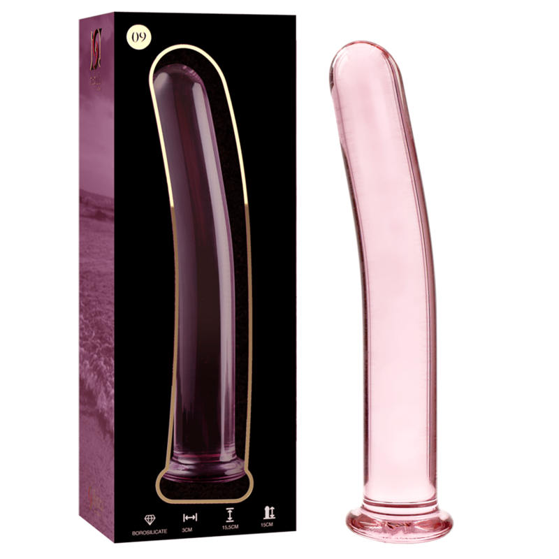 NEBULA SERIES - Modell 9 Dildo aus Borosilikatglas, 15,5 cm Ø 2,5 cm