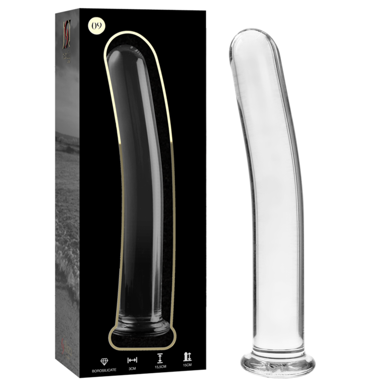 NEBULA SERIES - Modell 9 Dildo aus Borosilikatglas, 15,5 cm Ø 2,5 cm