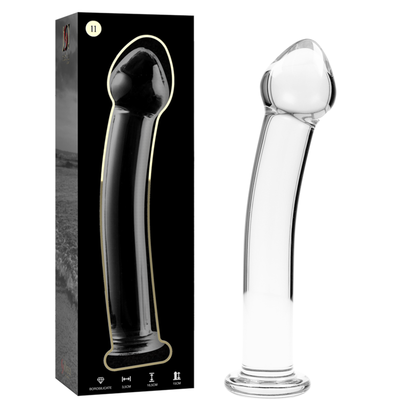 NEBULA SERIES - Modell 10 Dildo aus Borosilikatglas, 16,5 cm Ø 3,5 cm