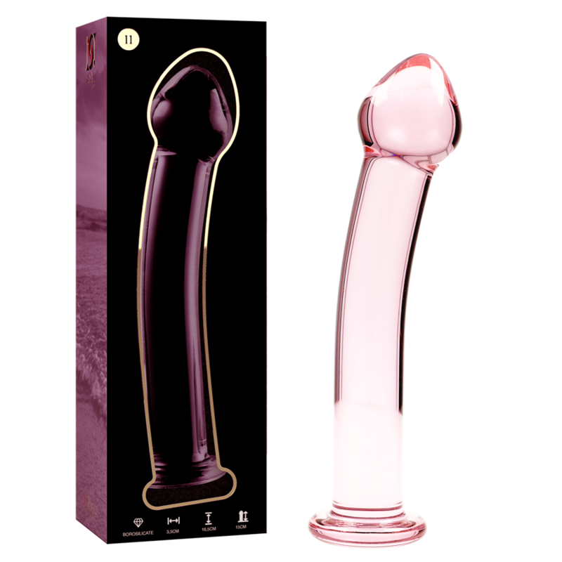 NEBULA SERIES - Modell 10 Dildo aus Borosilikatglas, 16,5 cm Ø 3,5 cm