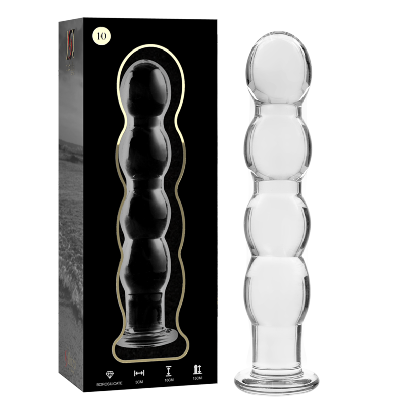 NEBULA SERIES - Modell 11 Dildo aus Borosilikatglas, 16 cm Ø 3 cm
