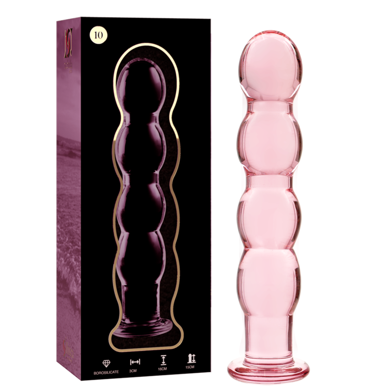 NEBULA SERIES - Modell 11 Dildo aus Borosilikatglas, 16 cm Ø 3 cm