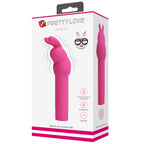 PRETTY LOVE - Gerardo Fuchsia Rabbit Silikonvibrator wiederaufladbar