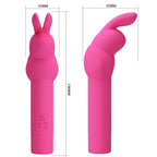 PRETTY LOVE - Gerardo Fuchsia Rabbit Silikonvibrator wiederaufladbar