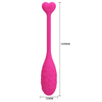 PRETTY LOVE - App-gesteuertes Fisher-Vibrationsei Rosa