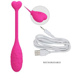 PRETTY LOVE - App-gesteuertes Fisher-Vibrationsei Rosa