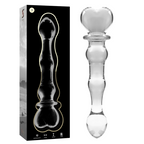 NEBULA SERIES - Modell 21 Dildo aus Borosilikatglas, 20,5 cm Ø 3,5 cm
