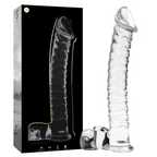 NEBULA SERIES - Modell 23 Dildo aus Borosilikatglas, 21,5 cm Ø 4 cm