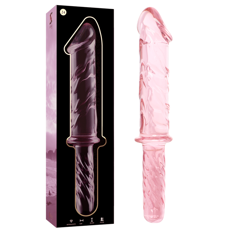 NEBULA SERIES - Modell 24 Dildo aus Borosilikatglas, 28,5 cm Ø 5 cm