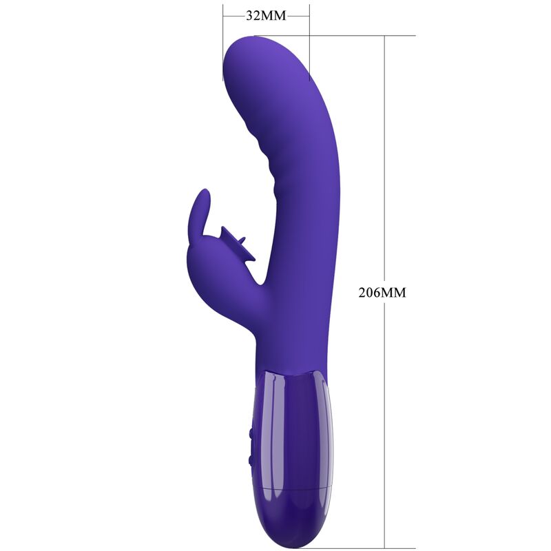 PRETTY LOVE - Cerberus Youth Violet Rabbit Vibrator