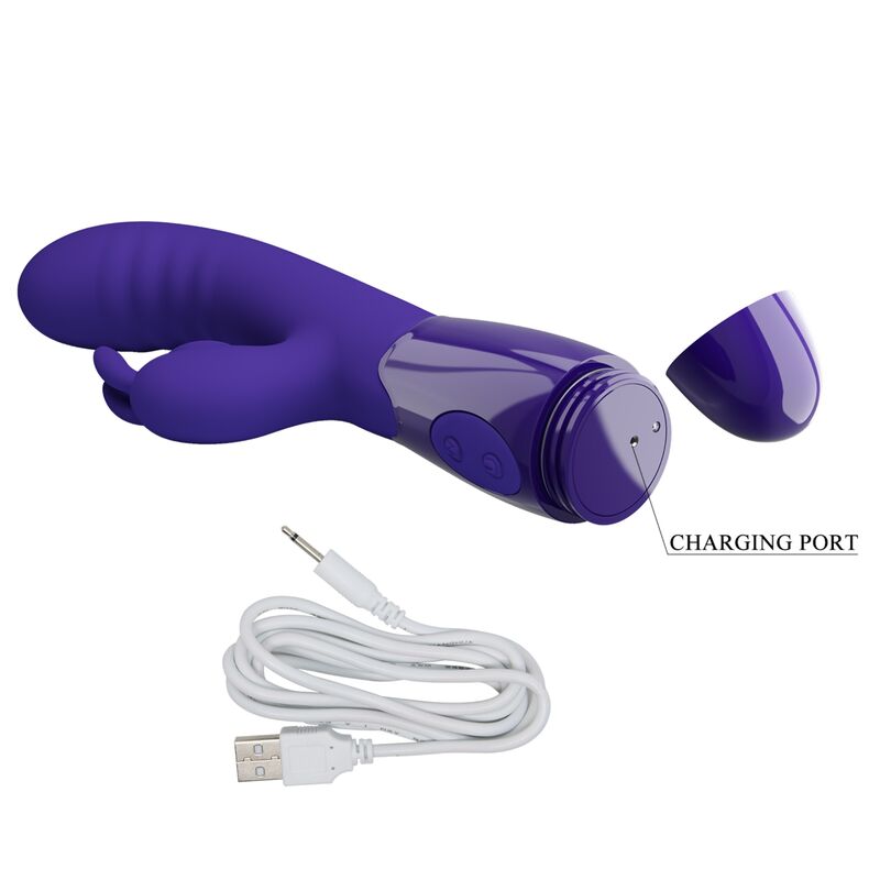 PRETTY LOVE - Cerberus Youth Violet Rabbit Vibrator