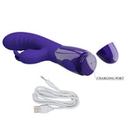 PRETTY LOVE - Cerberus Youth Violet Rabbit Vibrator