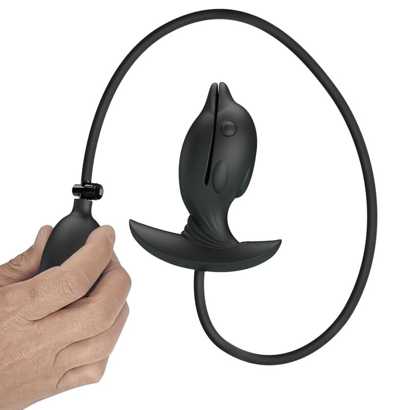 PRETTY LOVE - Aufblasbarer und wiederaufladbarer Delfin-Analplug