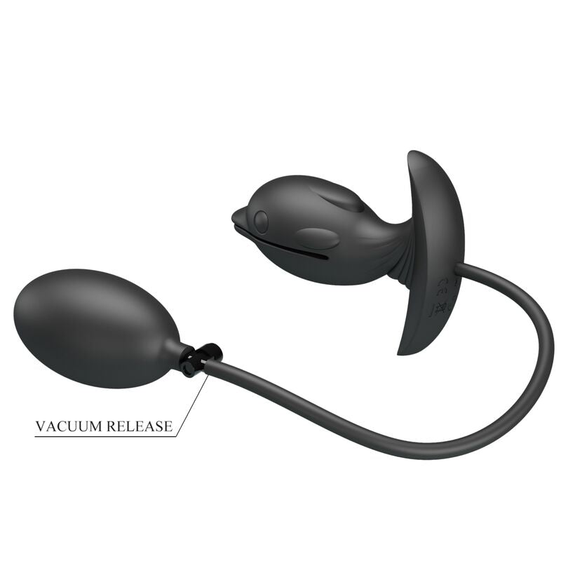 PRETTY LOVE - Aufblasbarer und wiederaufladbarer Delfin-Analplug