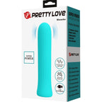 PRETTY LOVE - Blanche Stimulator-Vibrator Blau ergonomisch