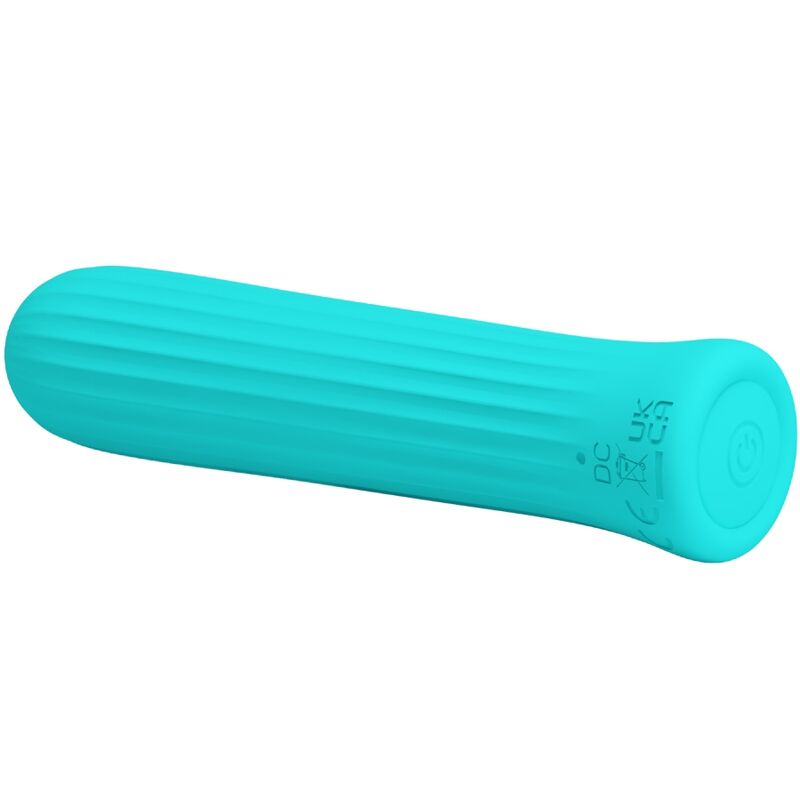 PRETTY LOVE - Blanche Stimulator-Vibrator Blau ergonomisch