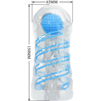 PRETTY LOVE - KLEINER MASTURBATOR MIT BLAUEN SPIRALEN