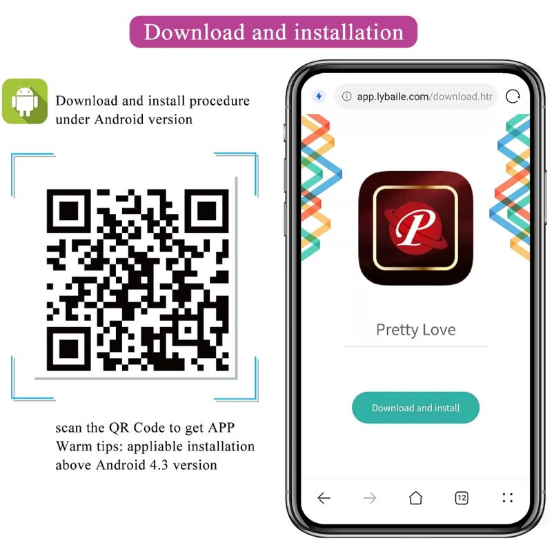 PRETTY LOVE - Jefferson App-gesteuerter Analplug Schwarz