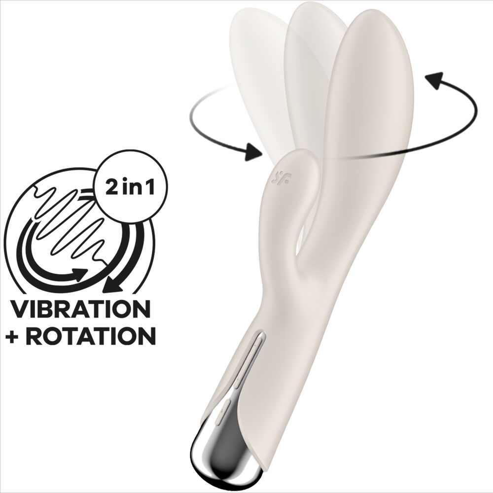 SATISFYER - Spinning Rabbit 1 Klitoris- und G-Spot-Stimulation Blau