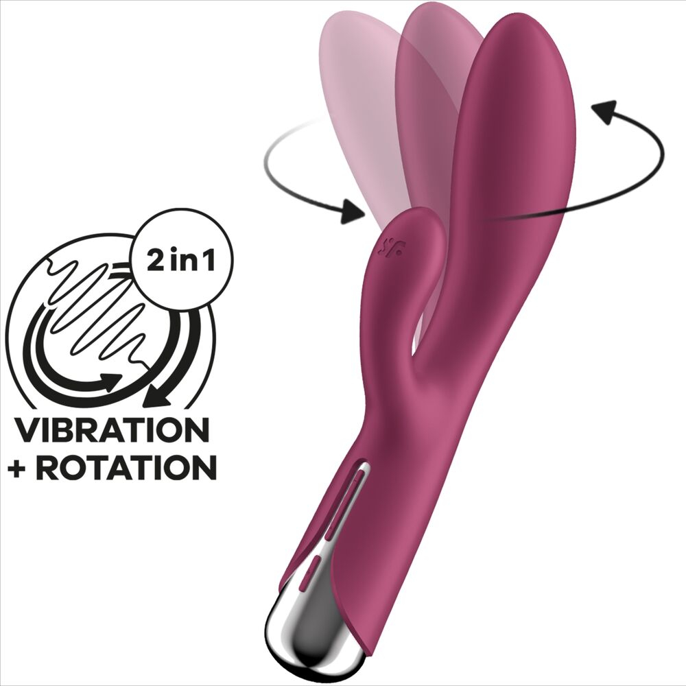 SATISFYER - Spinning Rabbit 1 Klitoris- und G-Spot-Stimulation Blau