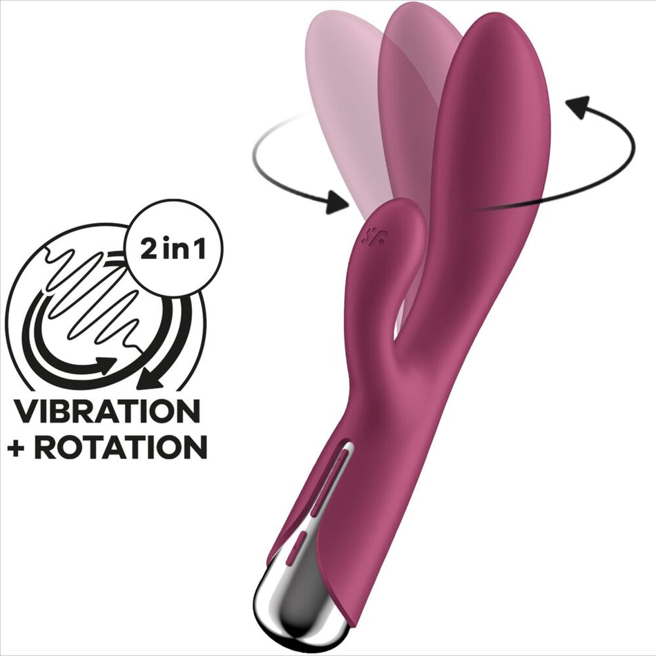 SATISFYER - Spinning Rabbit 1 Klitoris- und G-Spot-Stimulation Blau