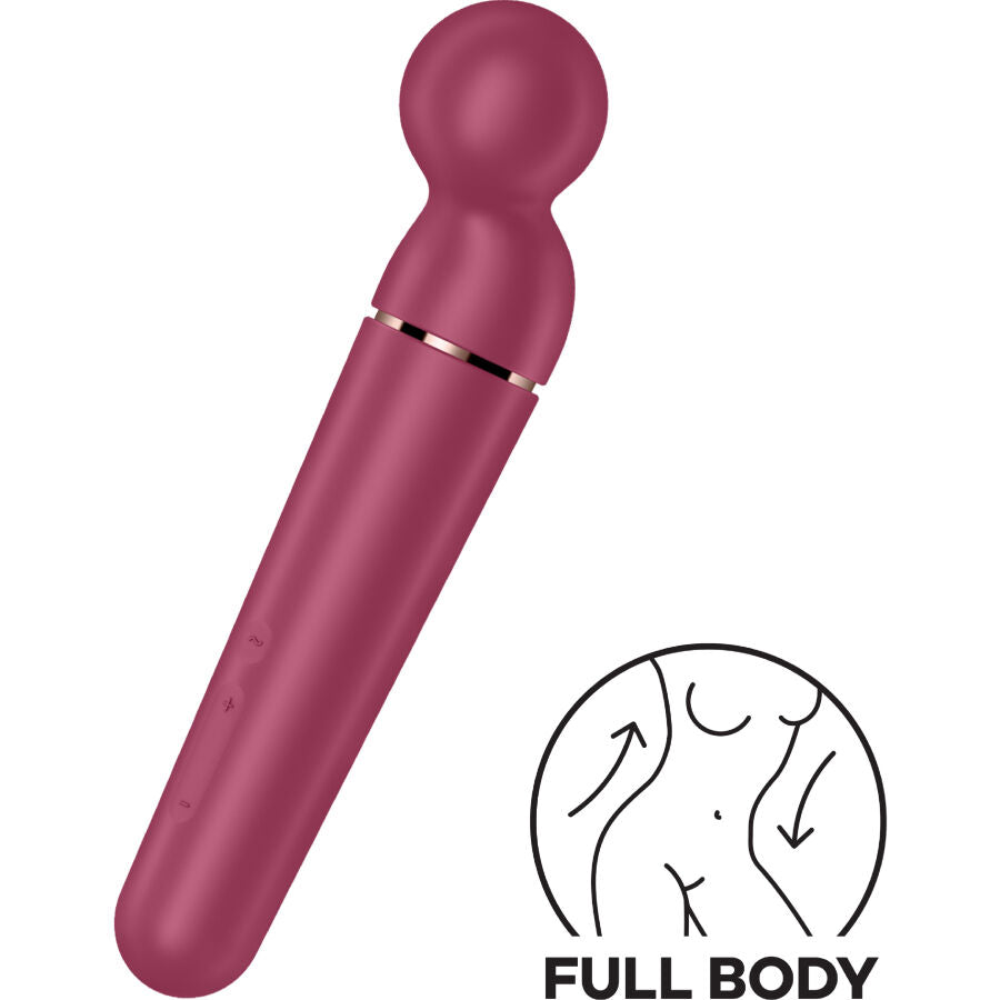 SATISFYER - PLANET WAND-ER VIBRATOR MASSAGER BLAU