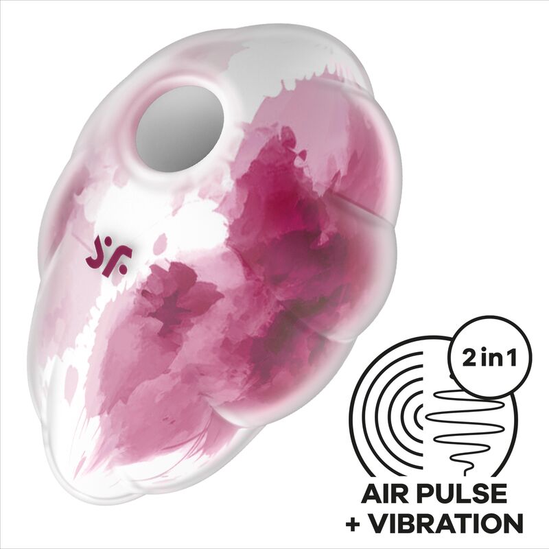 SATISFYER - CLOUD DANCER BLUE AIR PULSE VIBRATOR