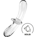 SATISFYER - DOPPEL KRISTALL DILDO BLAU