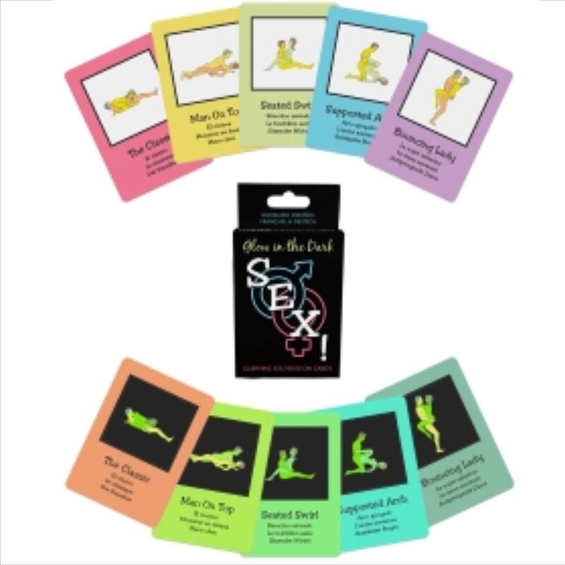 KHEPER GAMES - Sex-Kartenspiel für Paare mit Leuchteffekt im Dunkeln