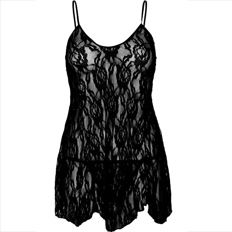 LEG AVENUE – Chemise Blumenspitze