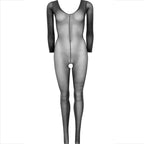 LEG AVENUE – Bodystocking Langarm Schwarz