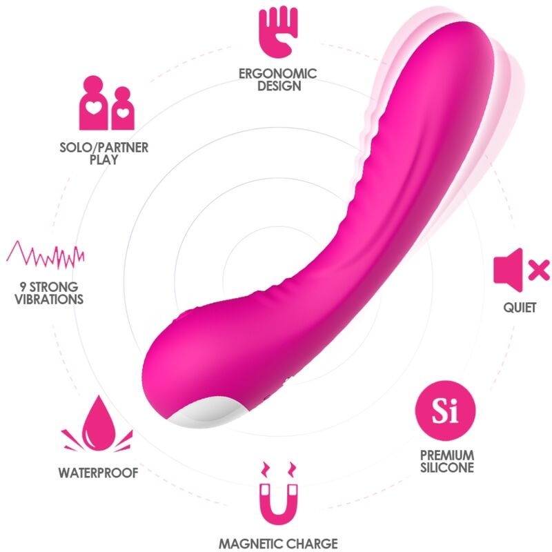 ARMONY - Legend Silikon-Vibrator Fuchsia