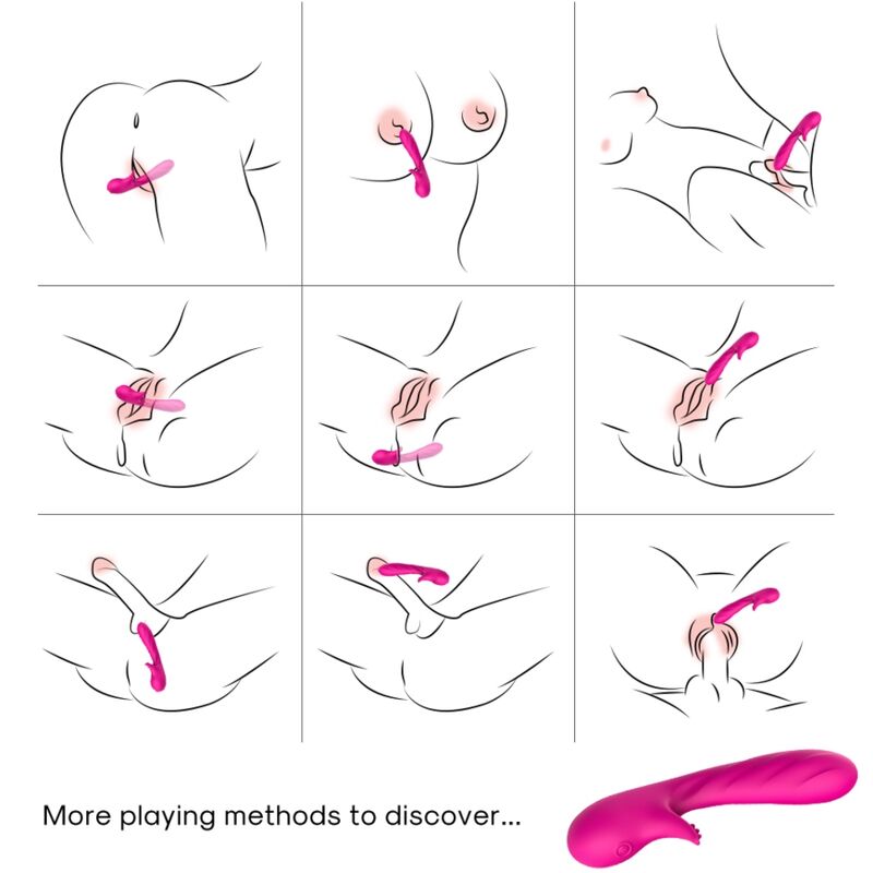 ARMONY - Romance Vibrator mit Stimulator Fuchsia