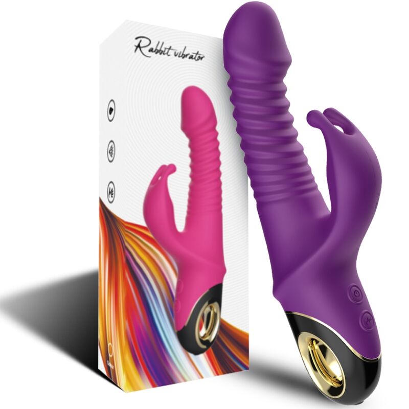 ARMONY - Zing Rabbit-Dildo-Vibrator Lila