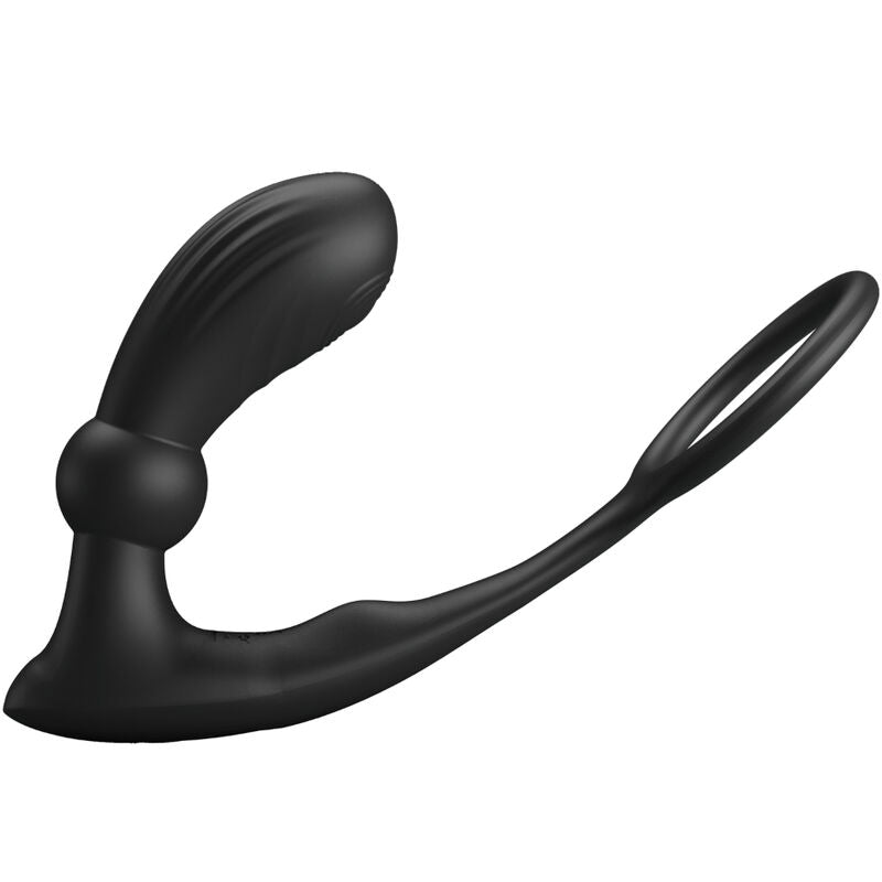 PRETTY LOVE - Warren Analring mit Vibrator, Schwarz