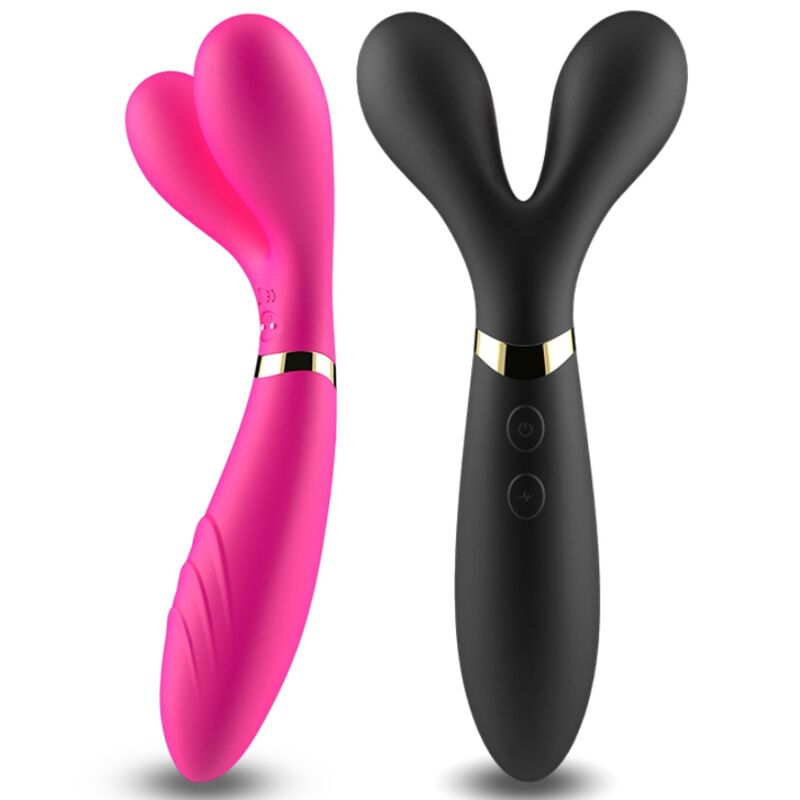 ARMONY – Y-Wand Doppelkopf-Massager und Vibrator, Fuchsia