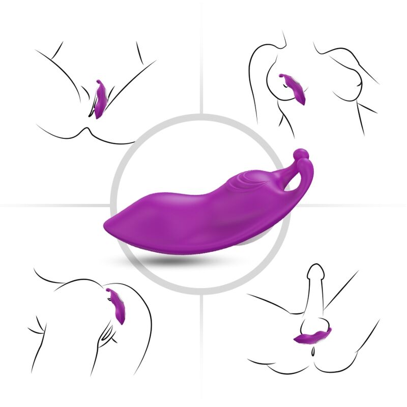 ARMONY – Honeybee tragbarer G-Punkt-Höschenvibrator mit Fernbedienung, Lila
