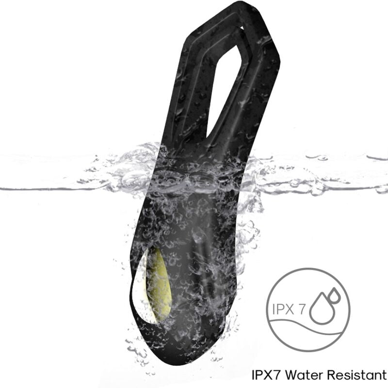ARMONY – Roadster Doppel-Vibrationsring mit Fernbedienung, Schwarz