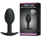 PRETTY LOVE - SILIKON ANALPLUG 6.5 CM SCHWARZ