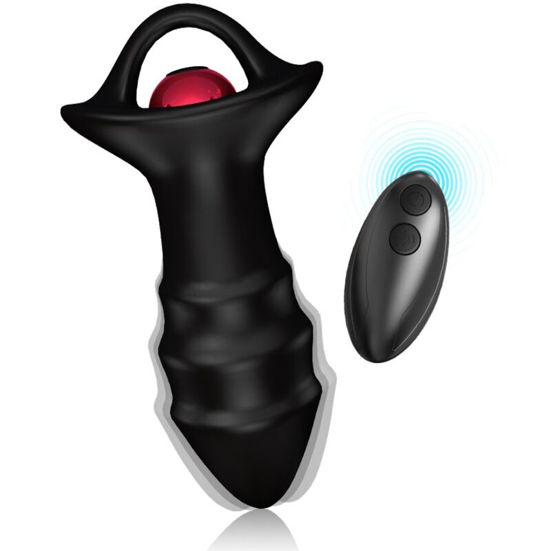 ARMONY – Kylin Fingervibrator und Analplug mit Fernbedienung, Schwarz