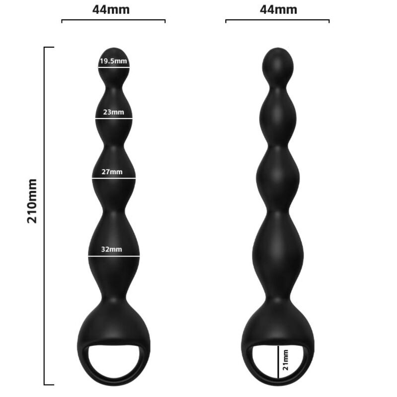 ARMONY - Finger-Vibrator mit Analplug Schwarz