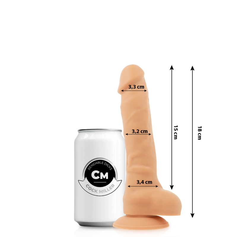 Cock Miller - Silikon-Dichte Artikulierbares Cocksil 18 cm