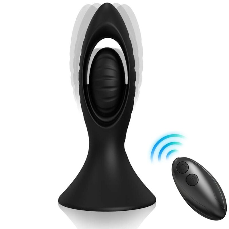 ARMONY - Vibrator & Analplug aus Silikon Schwarz