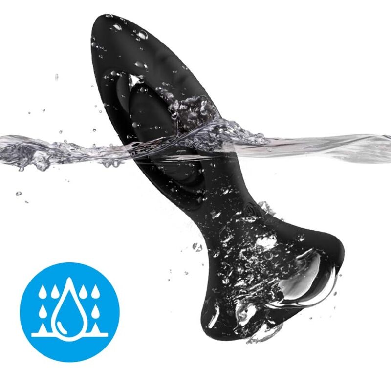 ARMONY - Vibrator & Analplug aus Silikon Schwarz