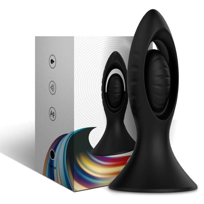 ARMONY - Vibrator & Analplug aus Silikon Schwarz
