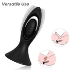 ARMONY - Vibrator & Analplug aus Silikon Schwarz