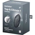 SATISFYER - TAP & CLIMAX 1 AUFLEGVIBRATOR GRAU